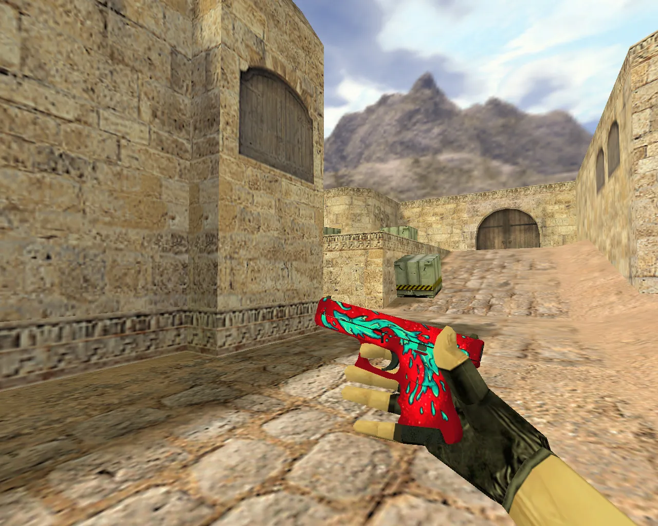 Скриншот Модель «Glock Водяной» для CS 1.6 - Уникальный скин с эффектами