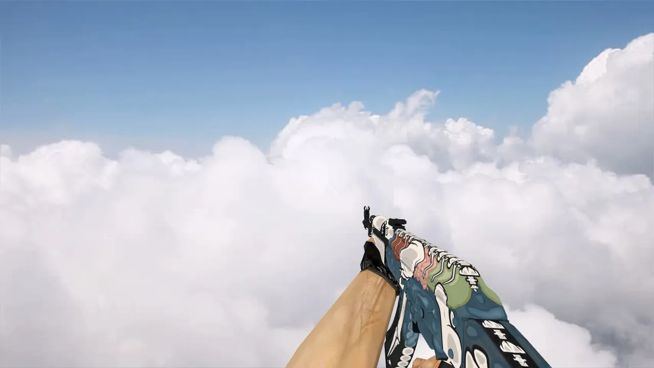 Скриншот Модель «AK-47 Something» для CS 1.6: v_ p_ w_ модели, звуки, анимация осмотра и качество текстур