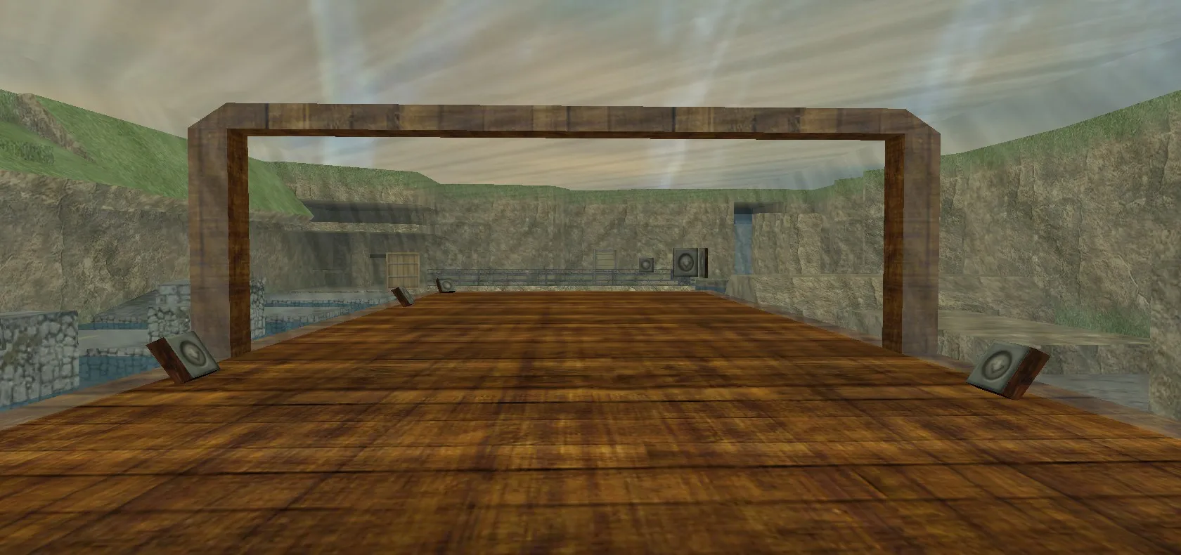 Скриншот  deathrun_unreal_play для CS 1.6: карта deathrun, тактика раундов, боты .nav, оптимизация и config