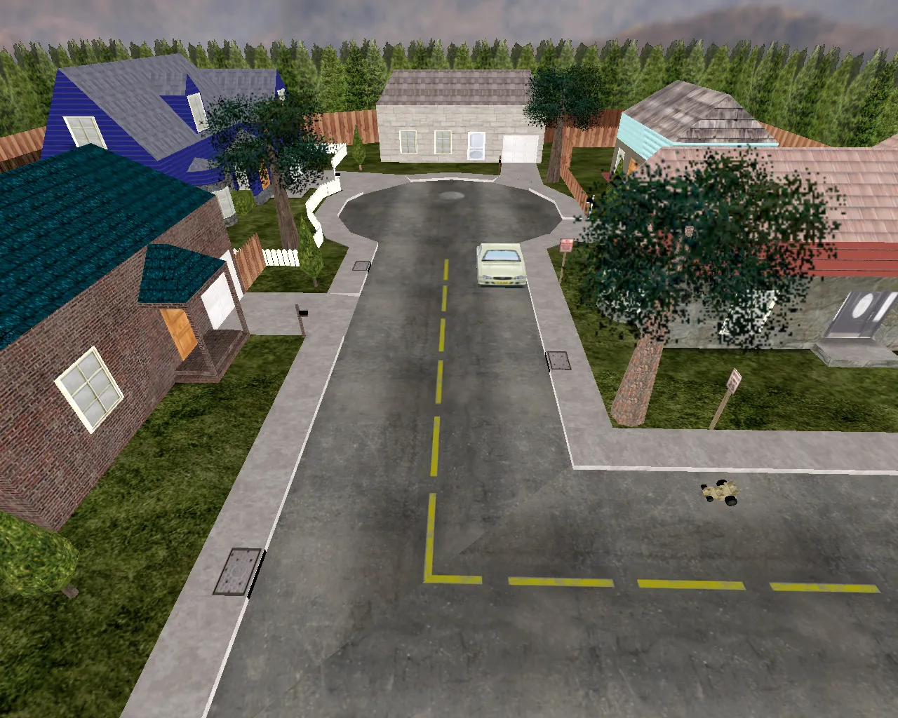 Скриншот  Карта de_neighborhood для CS 1.6: Тактические особенности и оптимизация