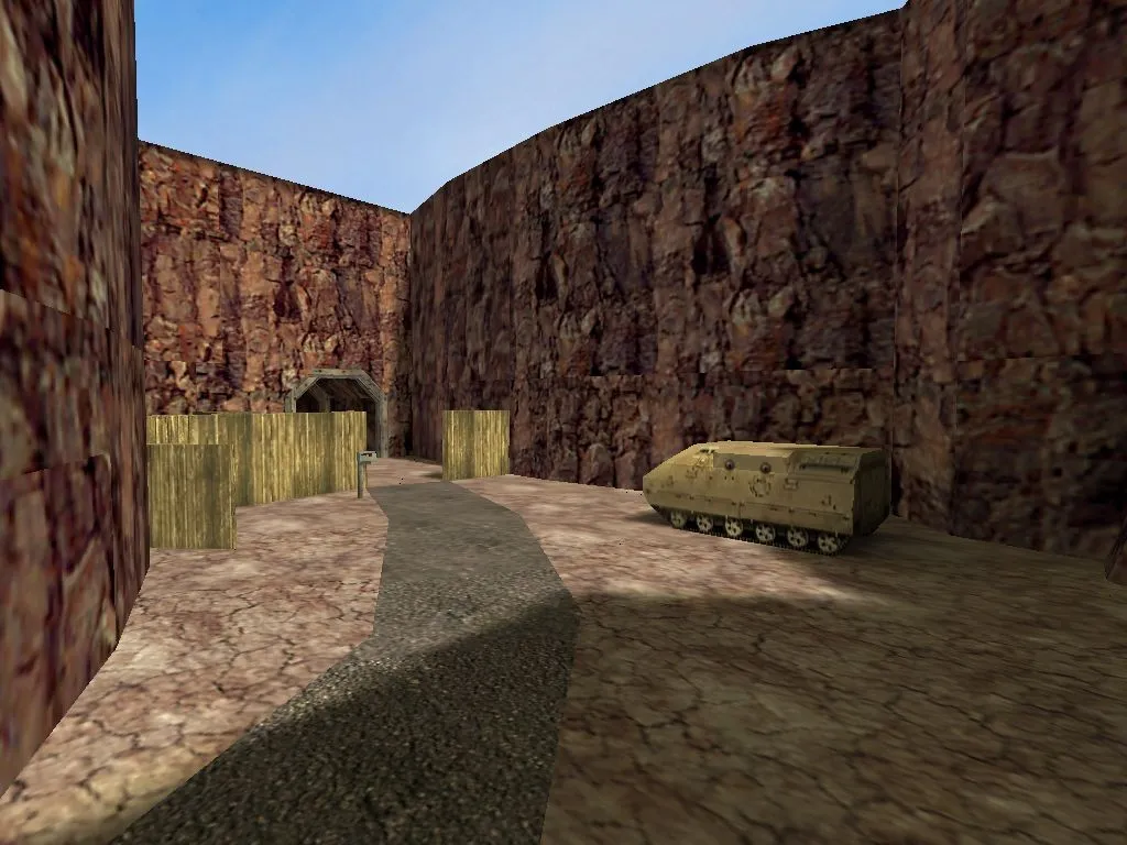 Скриншот  Карта de_militia для CS 1.6: Тактика и особенности