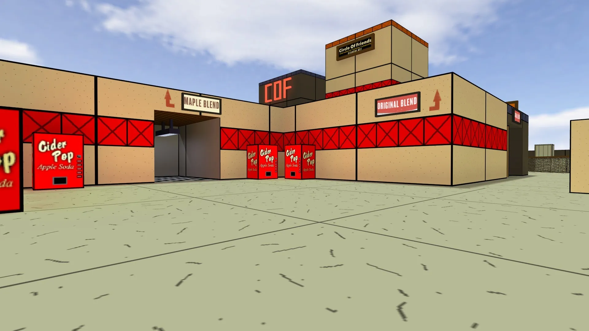 Скриншот  Карта de_msx1 для CS 1.6 - Тактические особенности и оптимизация