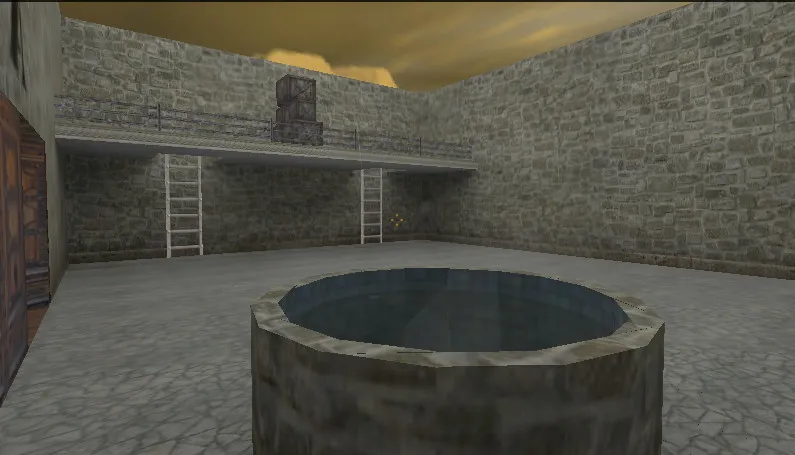 Скриншот  Карта de_storm_mansion для CS 1.6 - Тактические преимущества и особенности