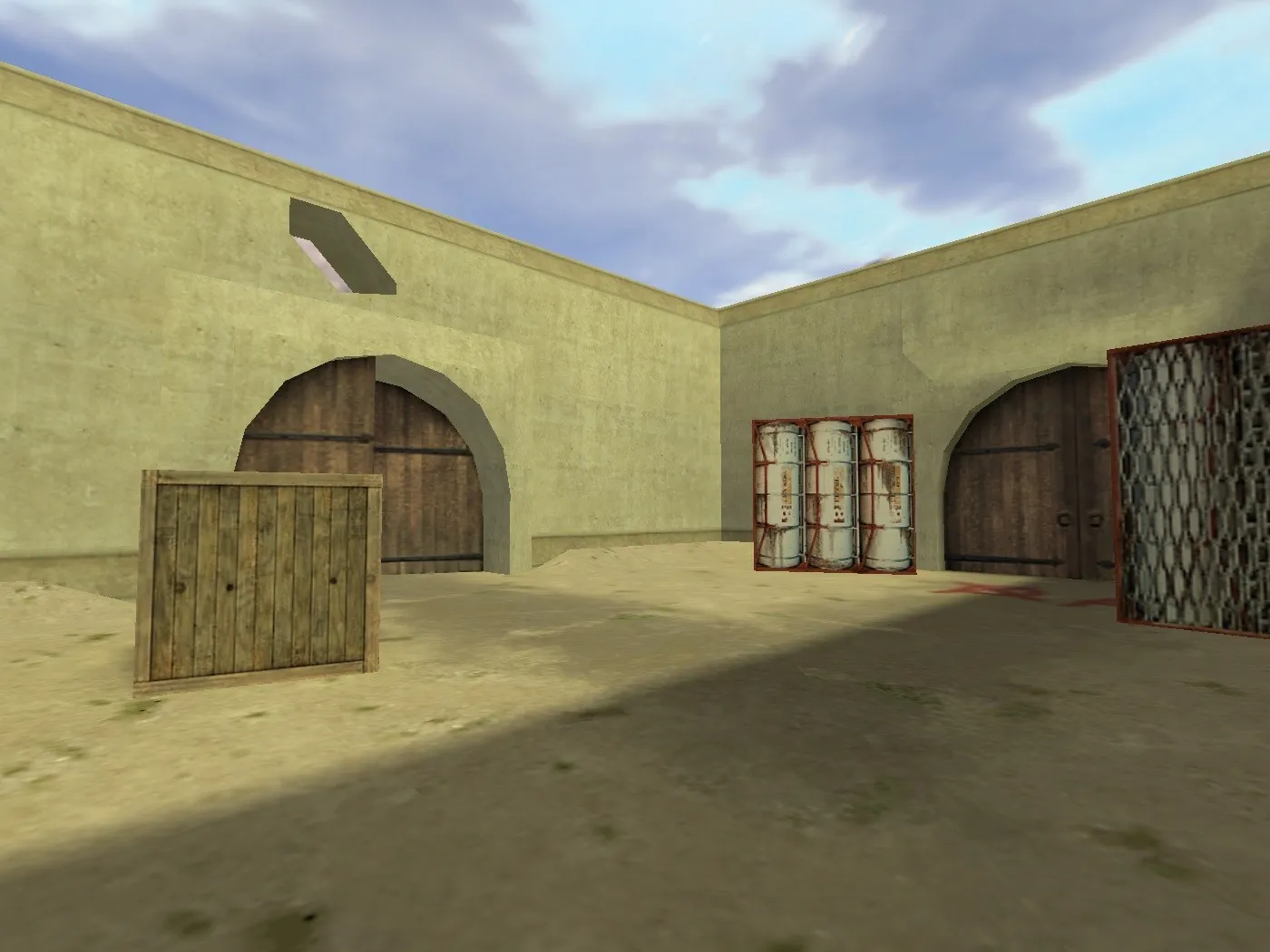 Скриншот  Карта de_seno_retextured для CS 1.6: Тактики и баланс