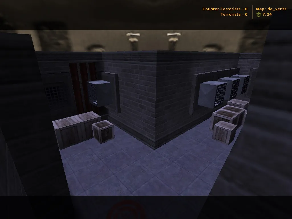 Скриншот Карта de_vents для CS 1.6 - Тактические возможности и подробности