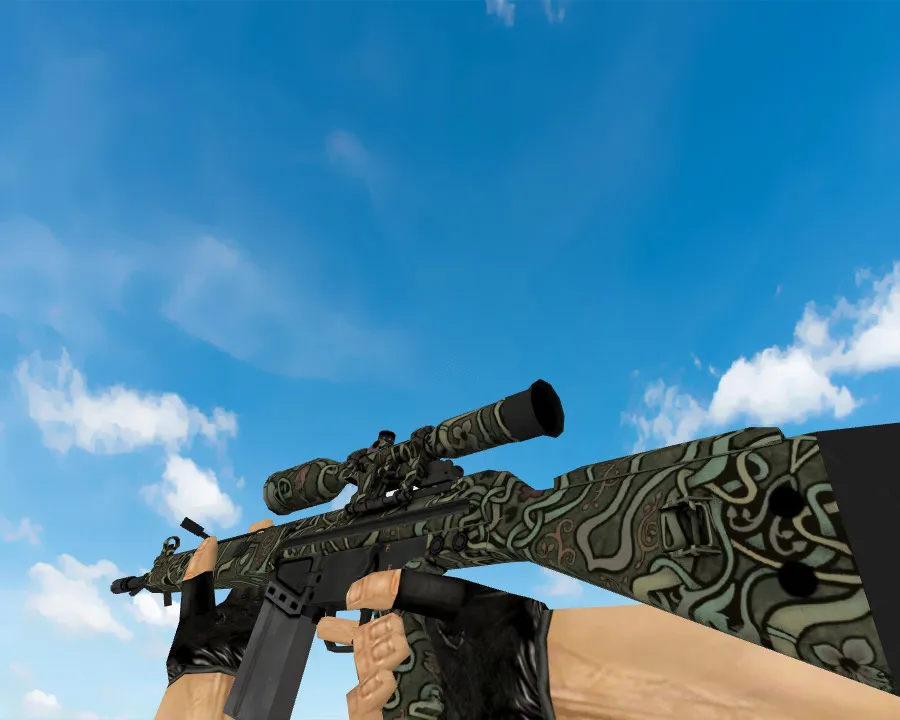 Скриншот G3SG1 | Новые корни для CS 1.6 – уникальный скин