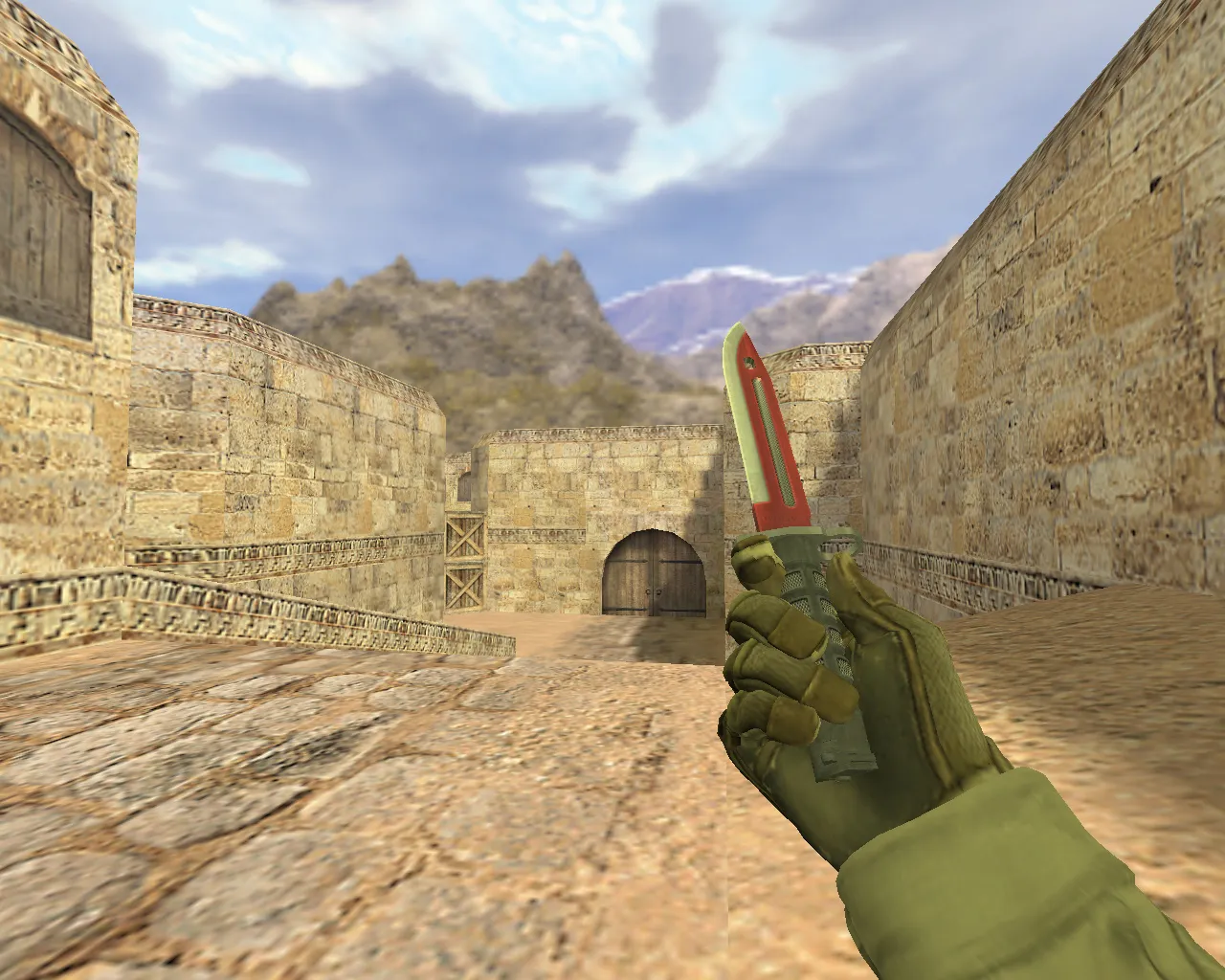 Скриншот Модель «Штык-нож Автотроника» для CS 1.6: v_ и p_ модели, звуки, анимация осмотра, текстуры