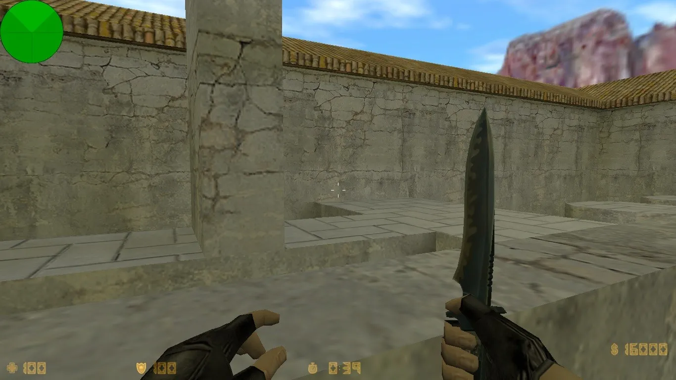 Скриншот  Карта deathrun_2h для CS 1.6: ловушки, респавн, точки для T/CT, .nav для ботов и оптимизация