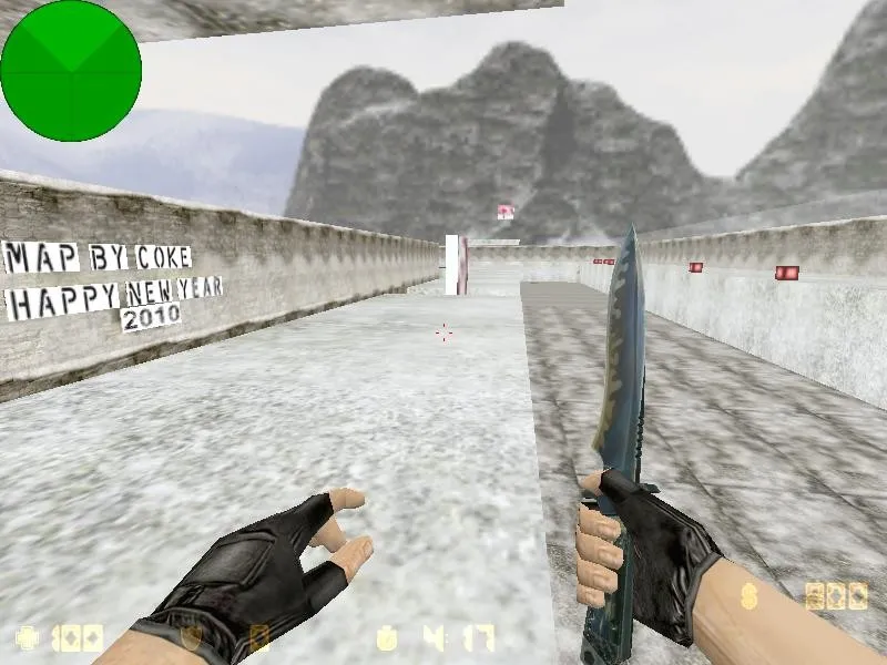 Скриншот  deathrun_2010 для CS 1.6: карта Deathrun, ловушки, баланс сторон и точки для тактики