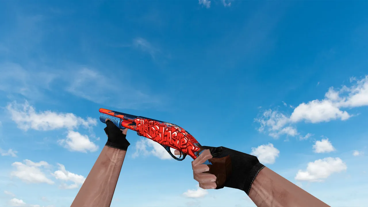 Скриншот Модель «Sawed-off Ghetto Blaster» для CS 1.6 - Уникальный выбор оружия