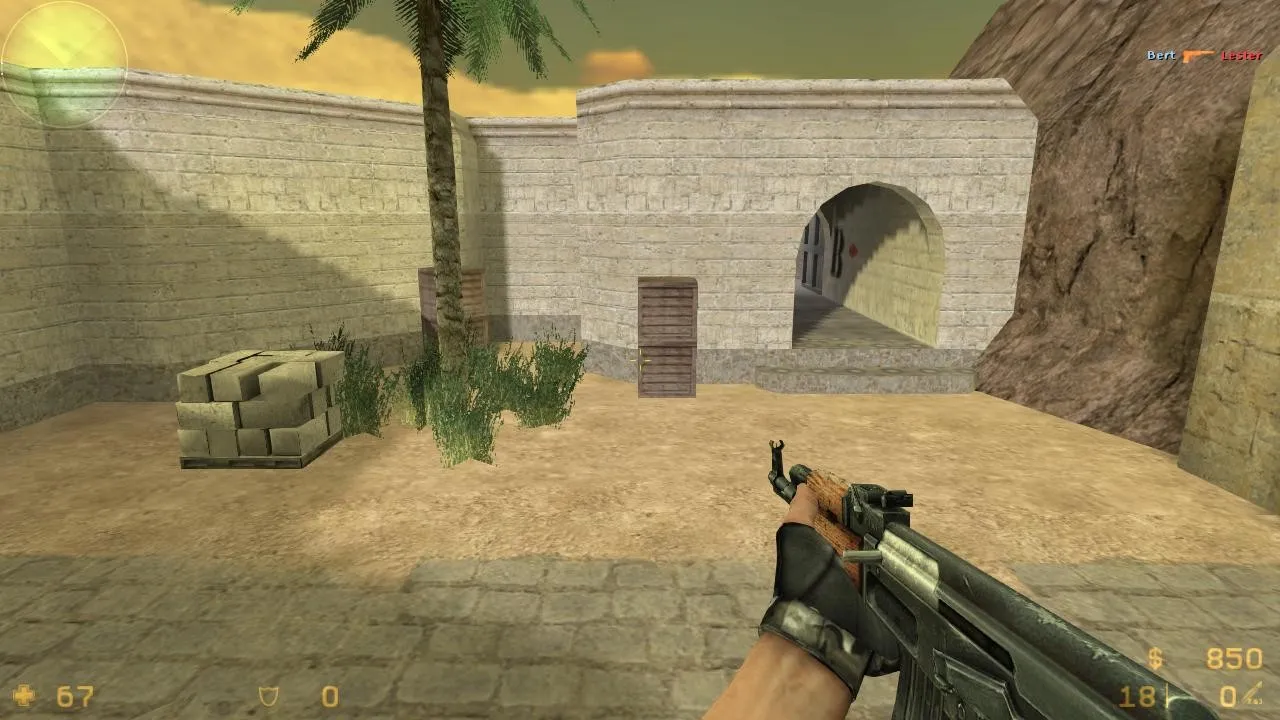 Скриншот  de_dust2_2015 карта для CS 1.6: точки, маршруты, баланс сторон и .nav для ботов