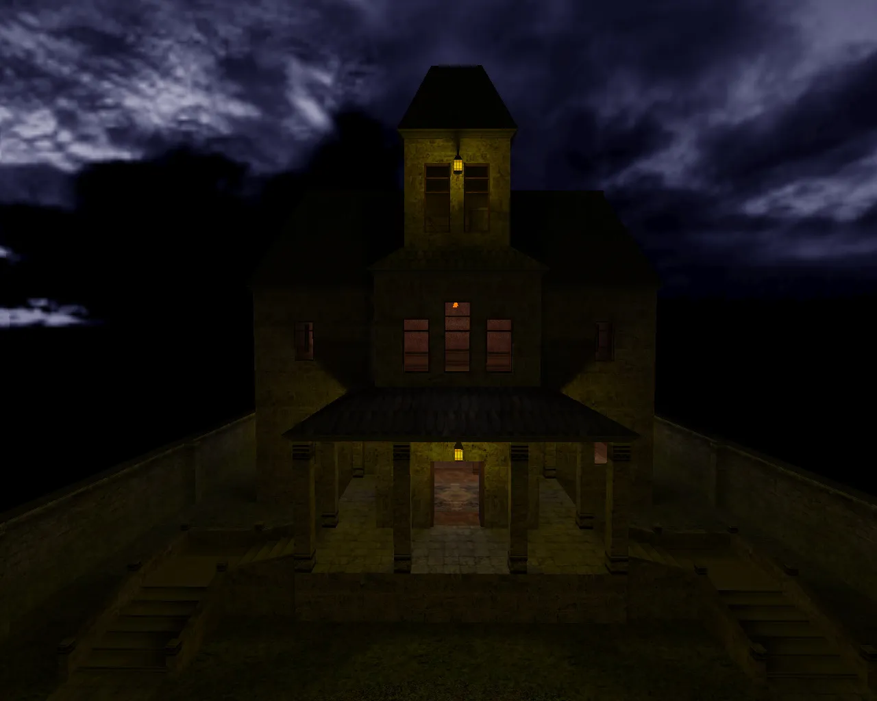 Скриншот  Карта cs_usherhouse для CS 1.6: баланс сторон, точки, .nav и оптимизация wpoly/epoly