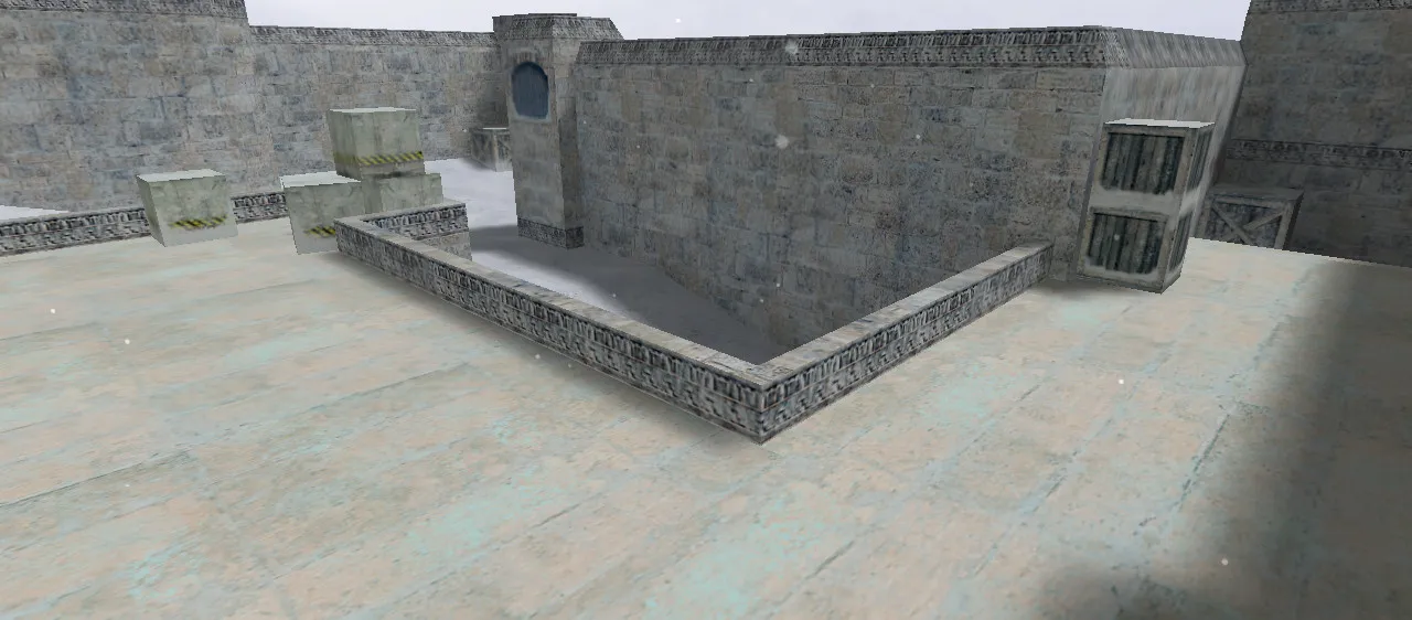 Скриншот Карта «de_dust2_long_winter» для CS 1.6