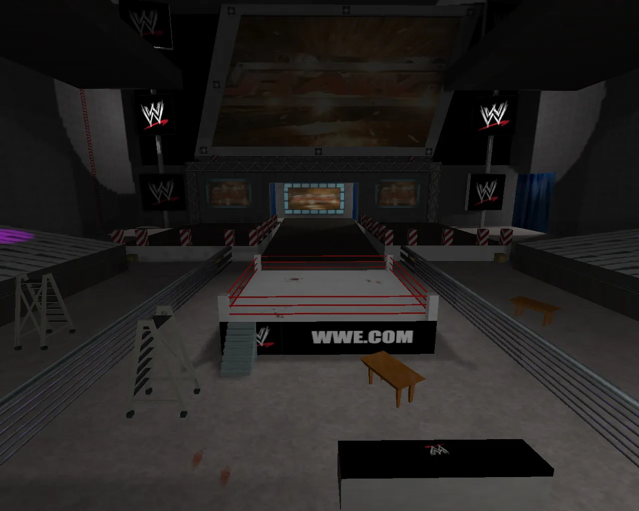 Скриншот  Карта ka_wwe для CS 1.6: knife-only режим, баланс сторон, точки для раша и игры без читов