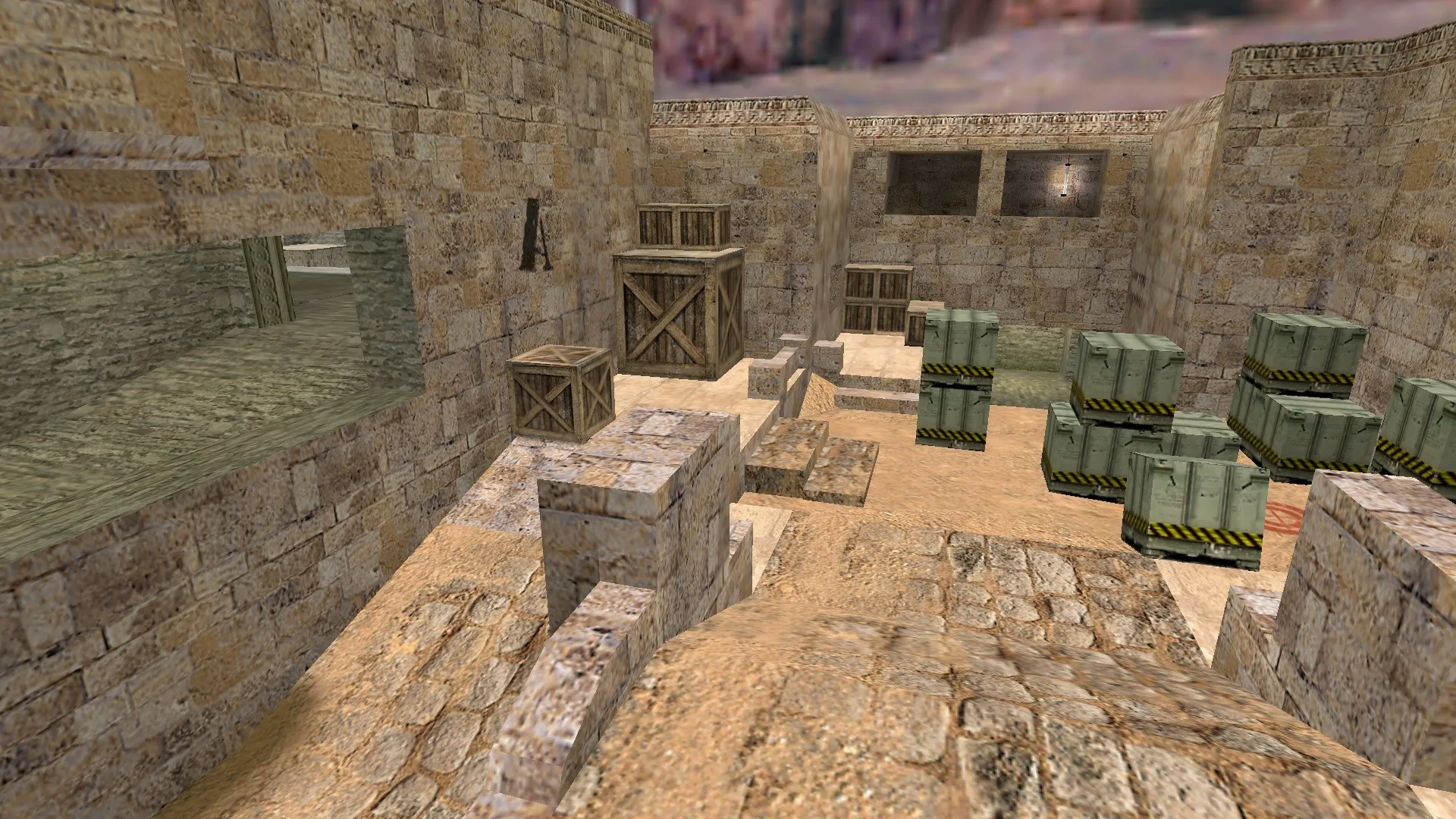 Скриншот  Карта de_mix7 для CS 1.6 - Тактические преимущества и баланс