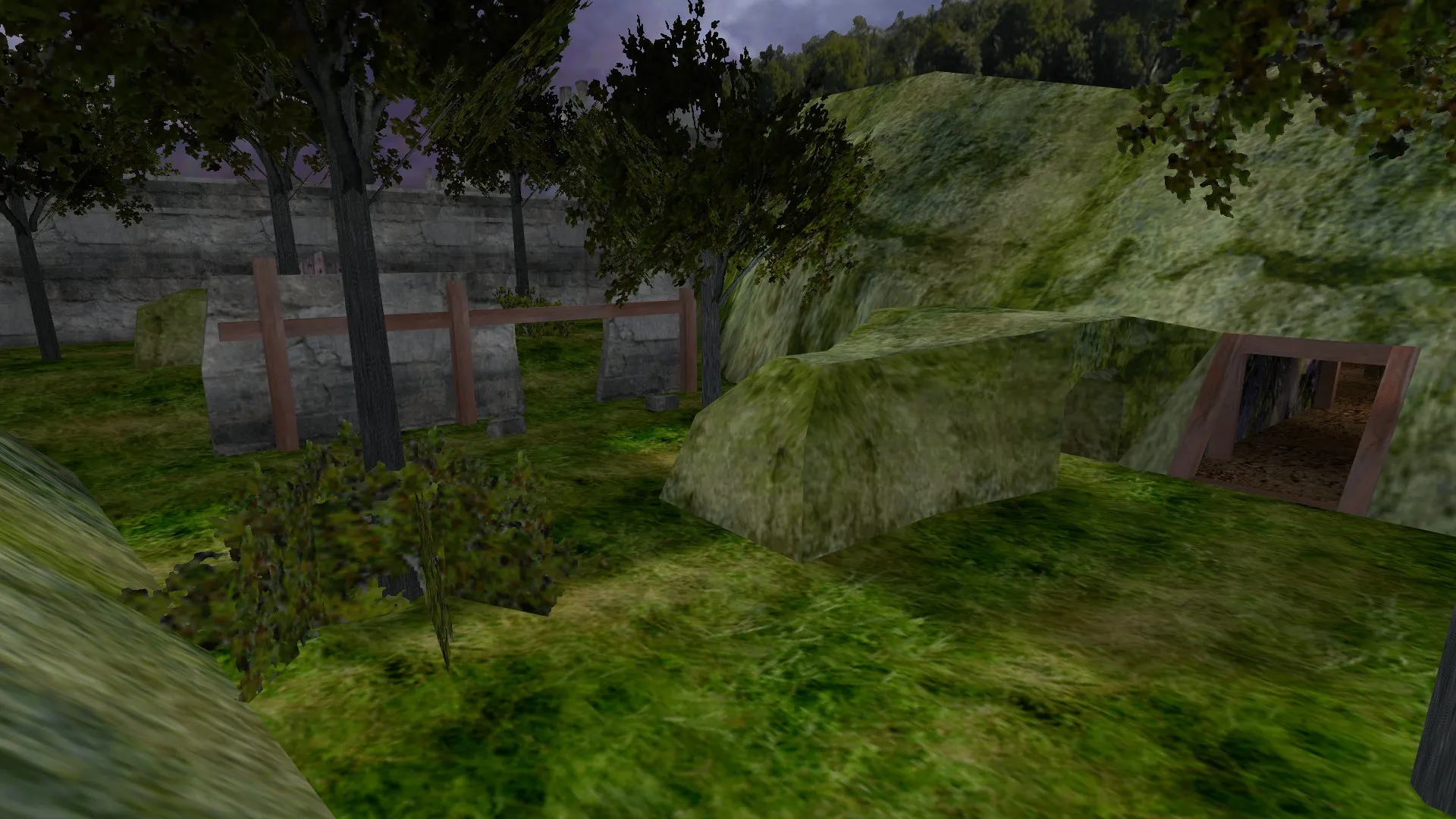 Скриншот  de_cliffcastle для CS 1.6: обзор карты, точки, прохождение, .nav и оптимизация