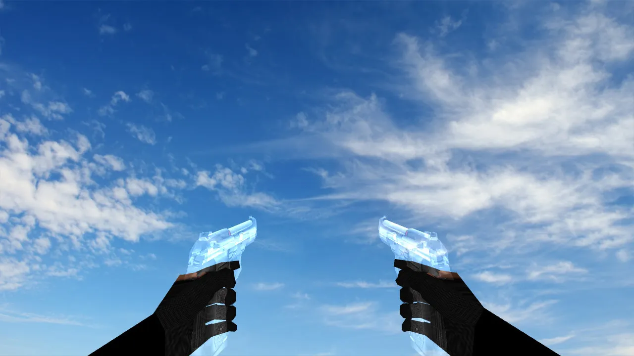 Скриншот  Пак прозрачных моделей оружия v_ п_ w_ для CS 1.6: звуки, анимация осмотра, качество текстур