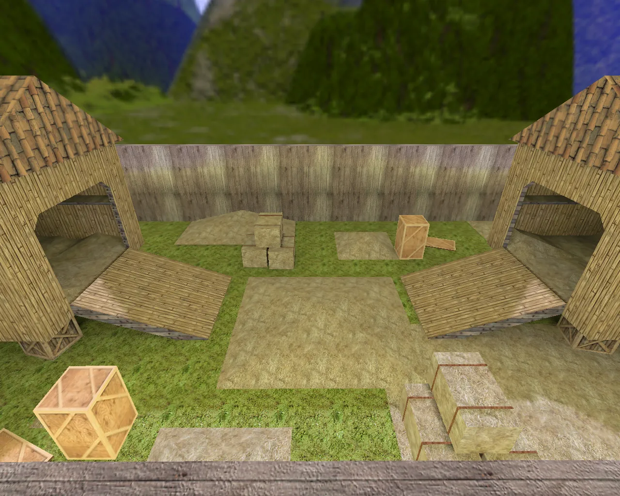 Скриншот  aim_kuriatnik для CS 1.6: прицеливание, позиции, тренировка на боты и стабильный фпс