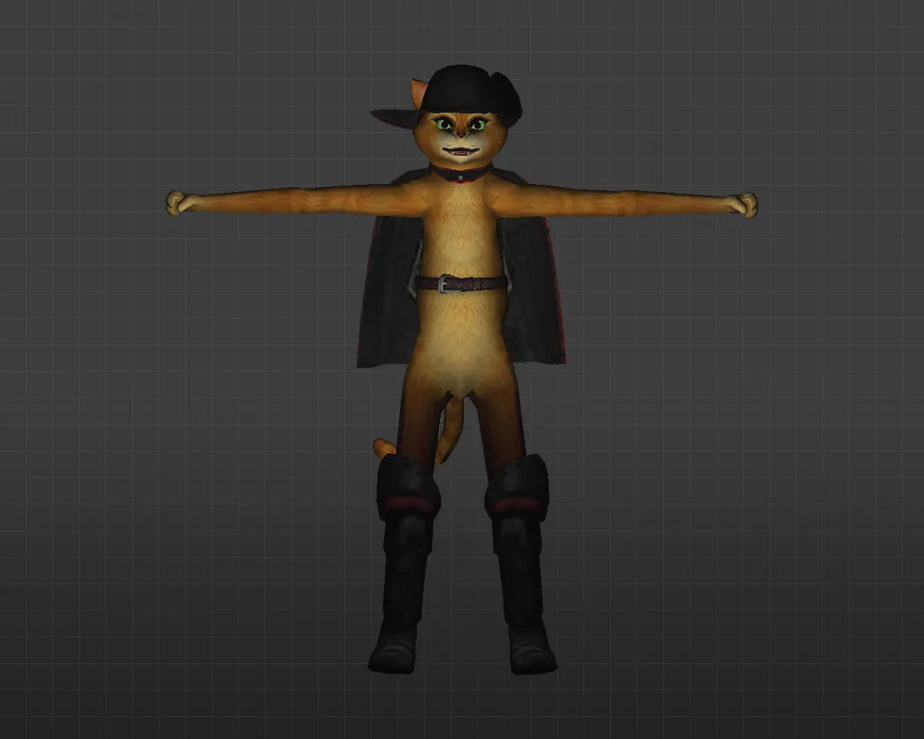 Скриншот Модель «Кот в сапогах» для CS 1.6 – уникальный скин для вашего персонажа