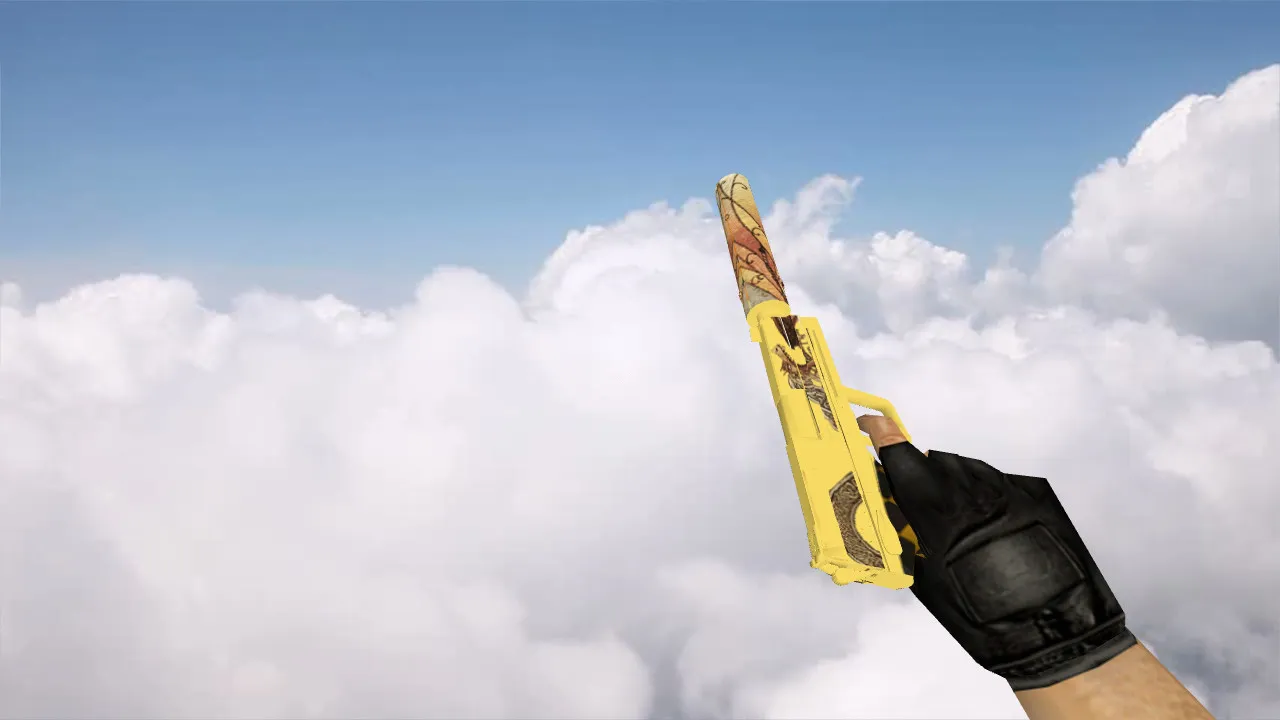 Скриншот Модель USP «История о драконе» для CS 1.6 — уникальный скин