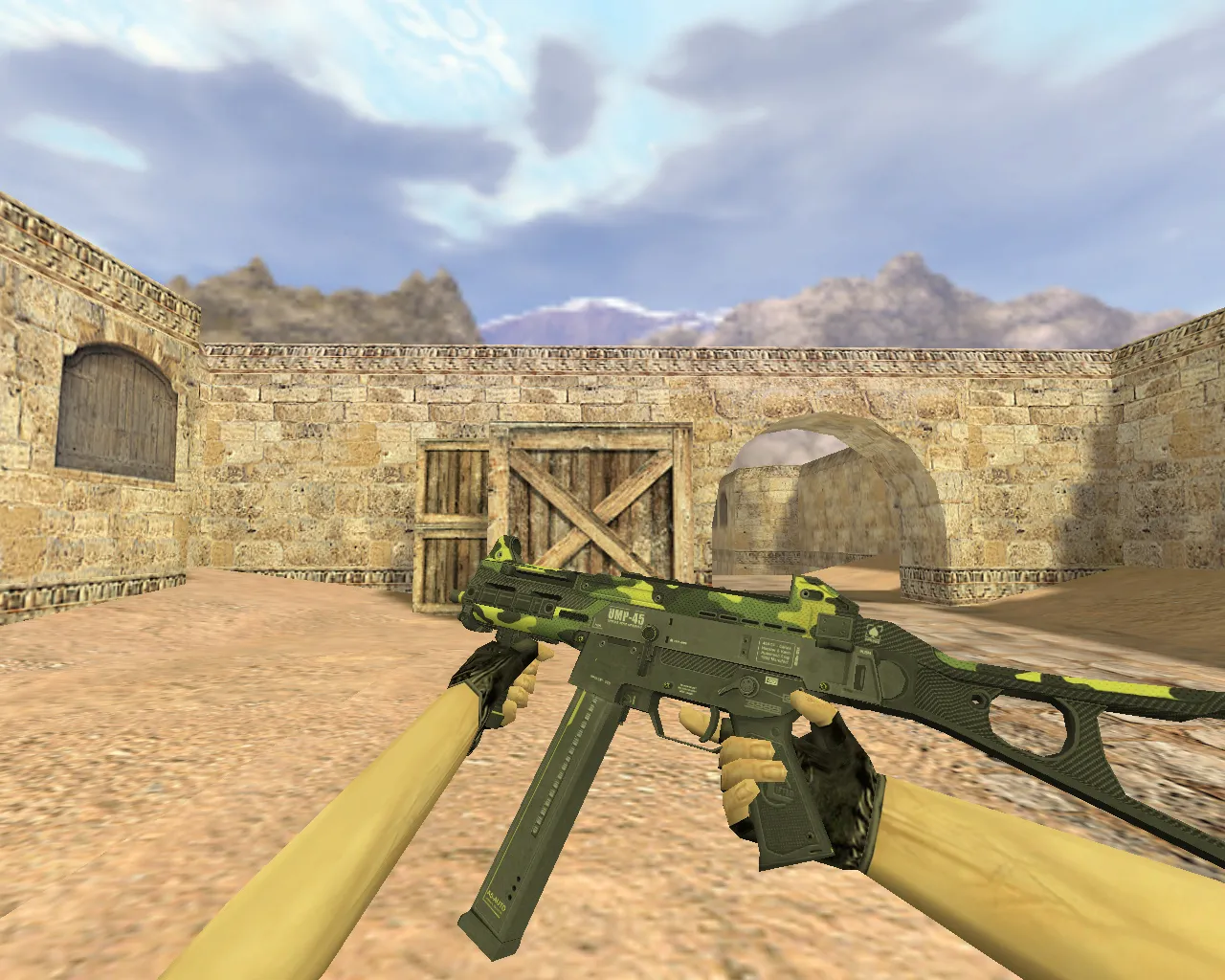 Скриншот Модель UMP-45 Бунт для CS 1.6 - Скачай прямо сейчас