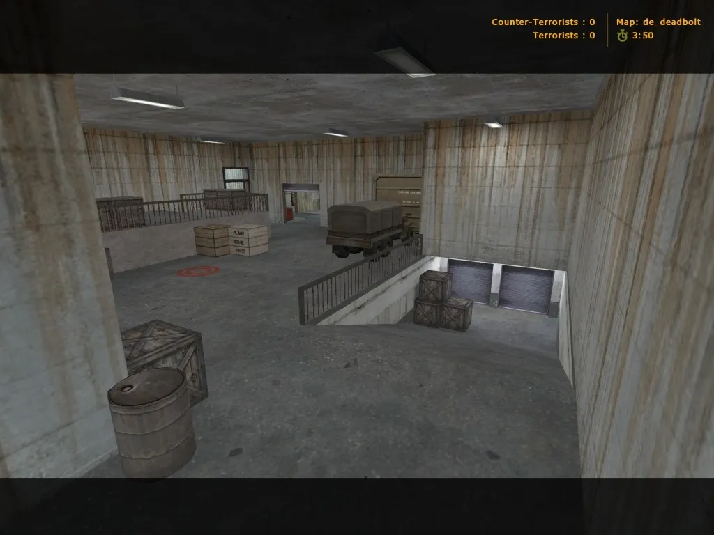 Скриншот  de_deadbolt для CS 1.6: тактика за CT и T, точки, навигация ботов, оптимизация карты