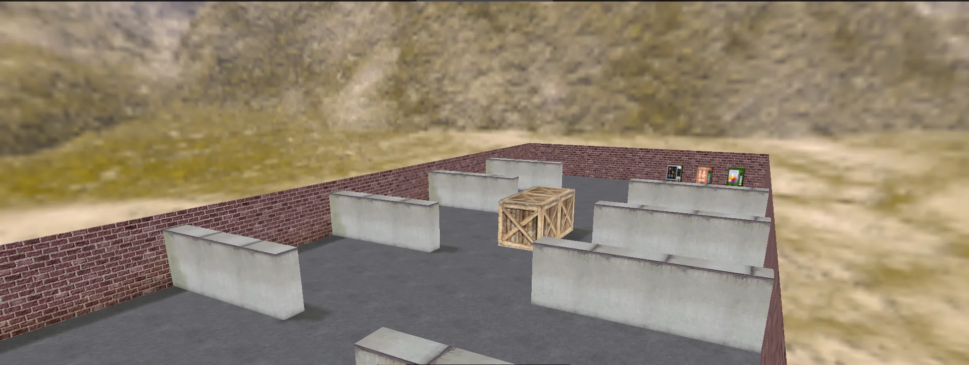 Скриншот  Карта «takecover» для CS 1.6: Затяжные перестрелки и тактические возможности