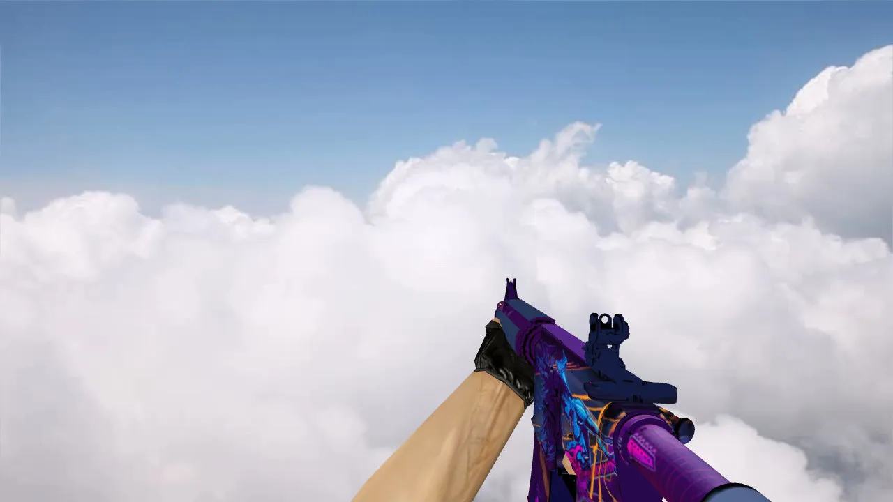 Скриншот Модель M4A1 Pop Star v_ для CS 1.6: p_ и w_ модели, звуки, анимация осмотра, качество текстур