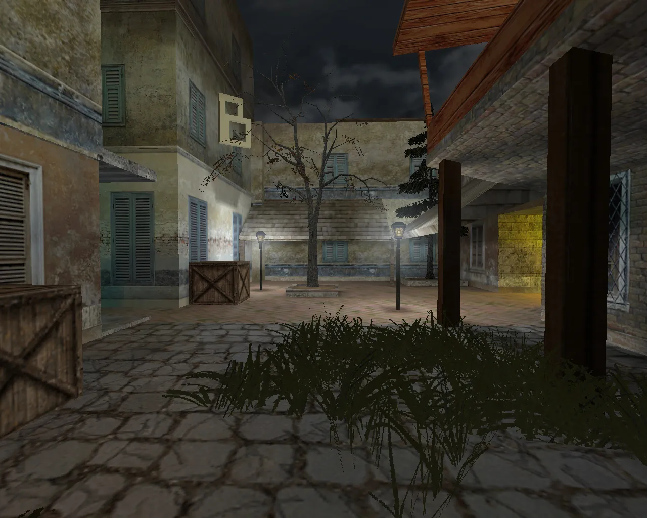 Скриншот  Карта de_midnight_13th для CS 1.6: тактические особенности и баланс сторон