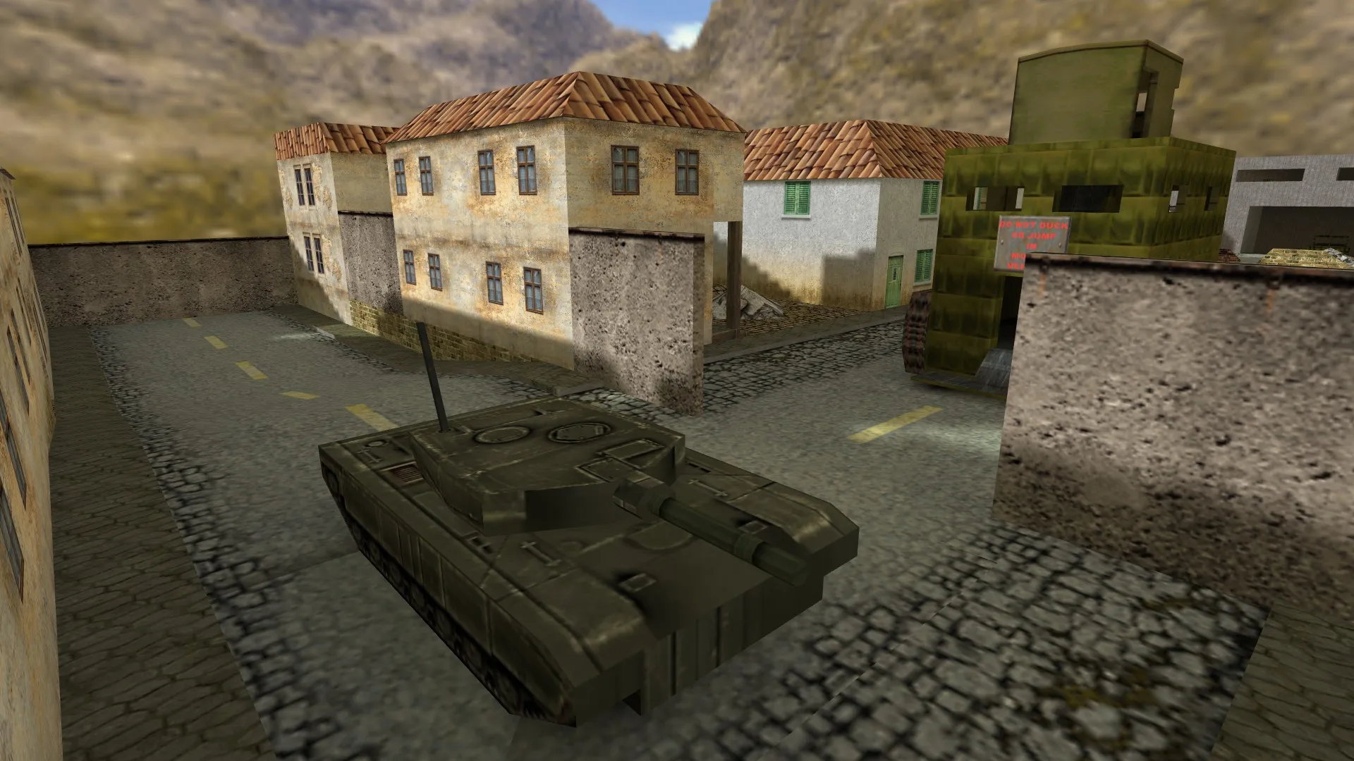 Скриншот  de_crazytank для CS 1.6: тактика за Т/КТ, точки, навигация ботов и оптимизация карты