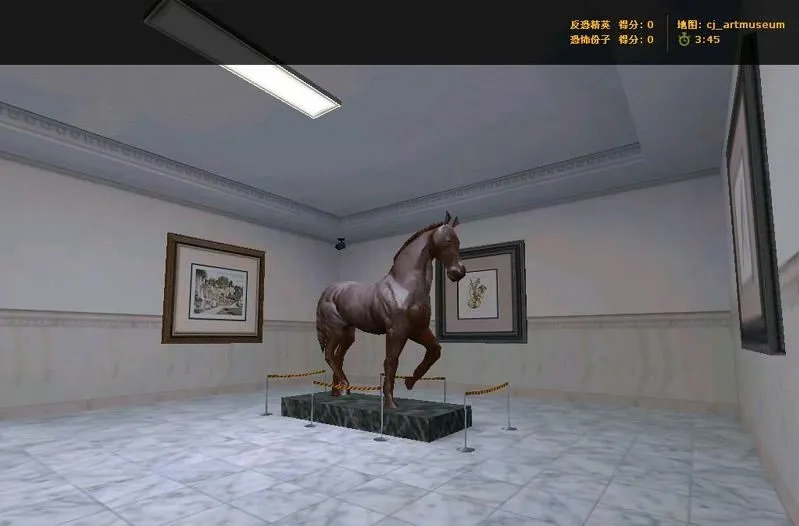 Скриншот  Карта «cj_artmuseum» для CS 1.6: баланс сторон, тактика и оптимизация wpoly/epoly