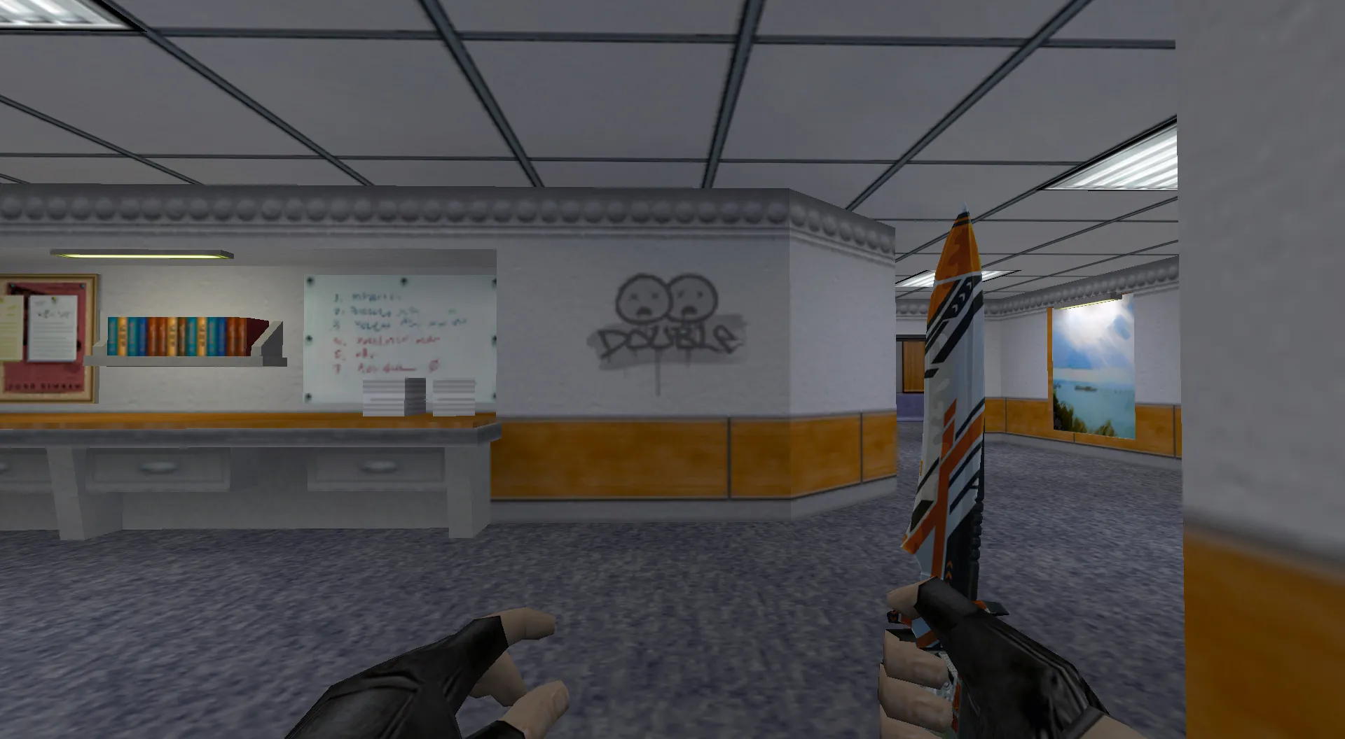 Скриншот Граффити «Минус два» для CS 1.6 - Скачай и используй!