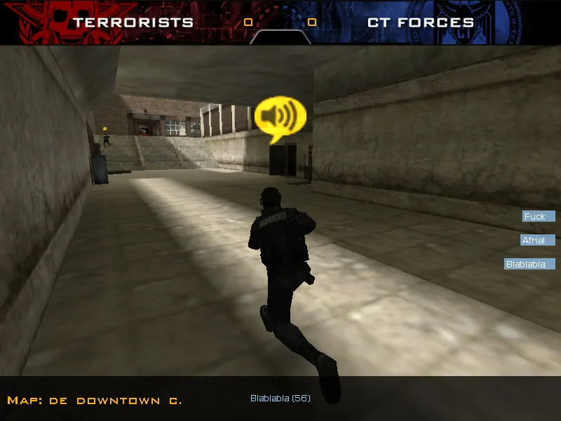 Скриншот  Карта de_downtown_cstrike для CS 1.6: баланс сторон, точки, .nav и оптимизация wpoly/epoly