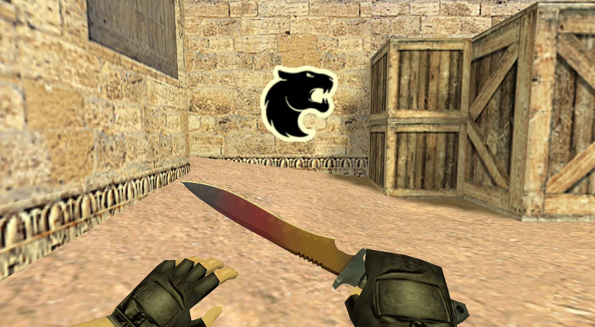 Скриншот Граффити «FURIA Logo» для CS 1.6 - Украсьте игру уникальным стилем!