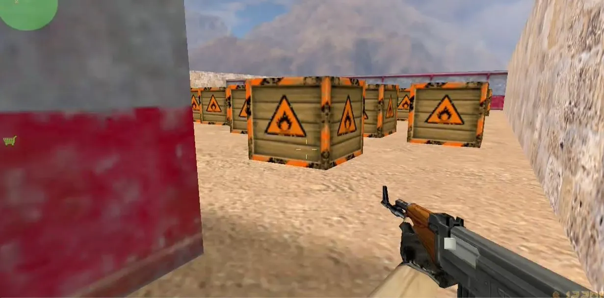 Скриншот  de_explosives карта для CS 1.6: баланс сторон, точки, .nav, оптимизация wpoly/epoly