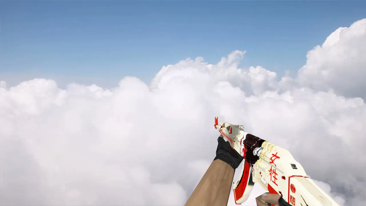 Скриншот Модель «AK-47 Samurai» v_ / p_ / w_ для CS 1.6: звуки, анимация осмотра, норм текстуры