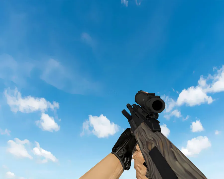 Скриншот Модель AUG | Застарелое дерево (Spalted Wood) для CS 1.6