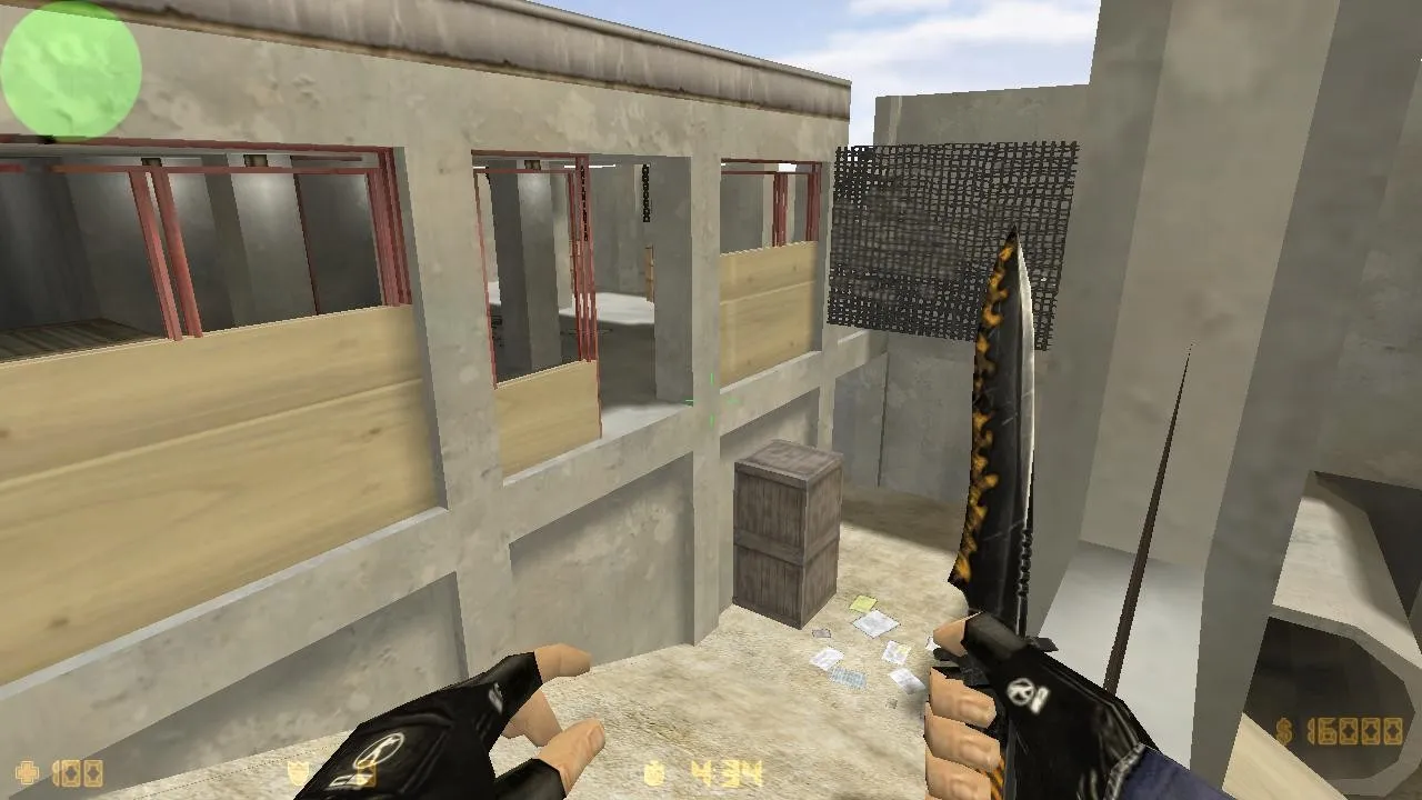 Скриншот  Карта de_mw3hardhat_mix для CS 1.6: Тактики и особенности