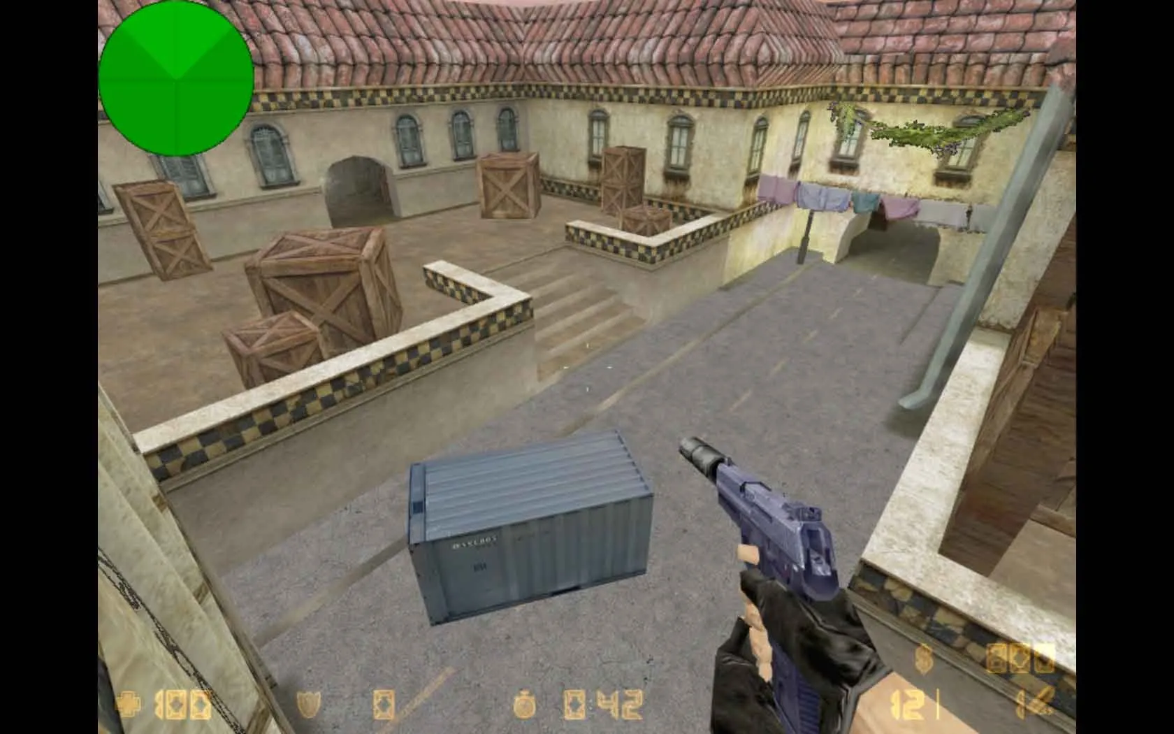 Скриншот  Карта de_faltown для CS 1.6: точки, маршруты, .nav, оптимизация и запуск без проблем