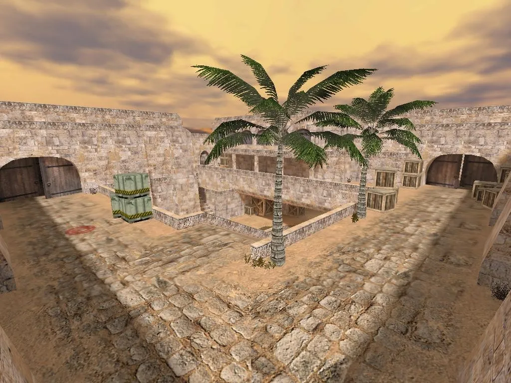 Скриншот  Карта de_byfly для CS 1.6: точки, рейты, bbot .nav, оптимизация wpoly/epoly и настройка под фпс