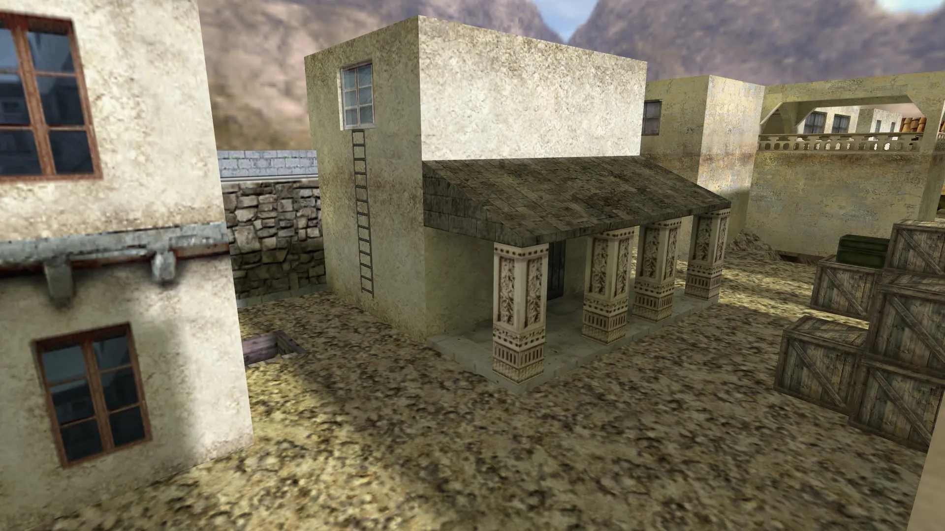 Скриншот  Карта de_southwood для CS 1.6 - Затененные тактики и новые горизонты