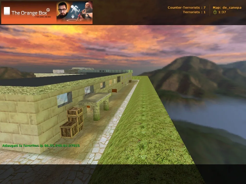 Скриншот  de_canepa карта для CS 1.6: тактика за Т и КТ, точки, .nav для ботов, оптимизация wpoly/epoly