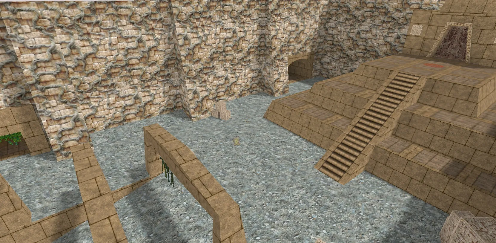 Скриншот  Карта de_maya_beta1 для CS 1.6 - тактические стратегии и особенности