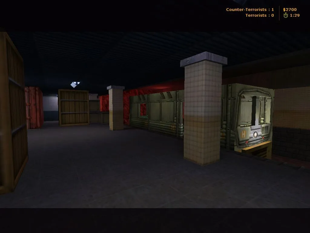 Скриншот  Карта de_subway для CS 1.6: тактика и особенности