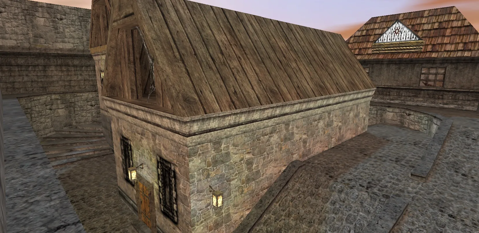 Скриншот  de_forsaken карта для CS 1.6: точки, маршруты, оптимизация, .nav для ботов и настройки под серв