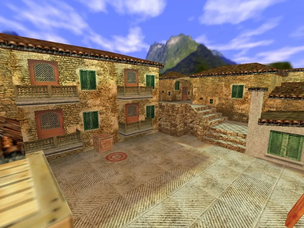 Скриншот  Карта de_marjour для CS 1.6 — тактическое преимущество в игре