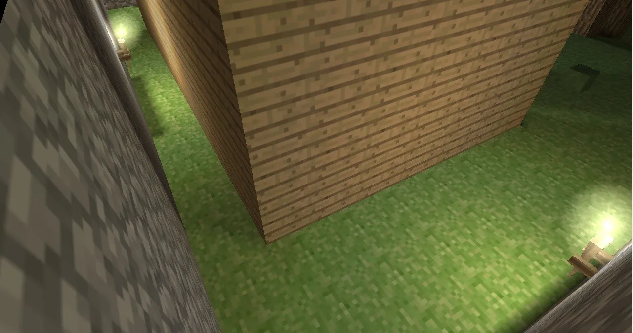 Скриншот  Карта de_minecraft_j_final для CS 1.6 - Стратегические точки и оптимизация