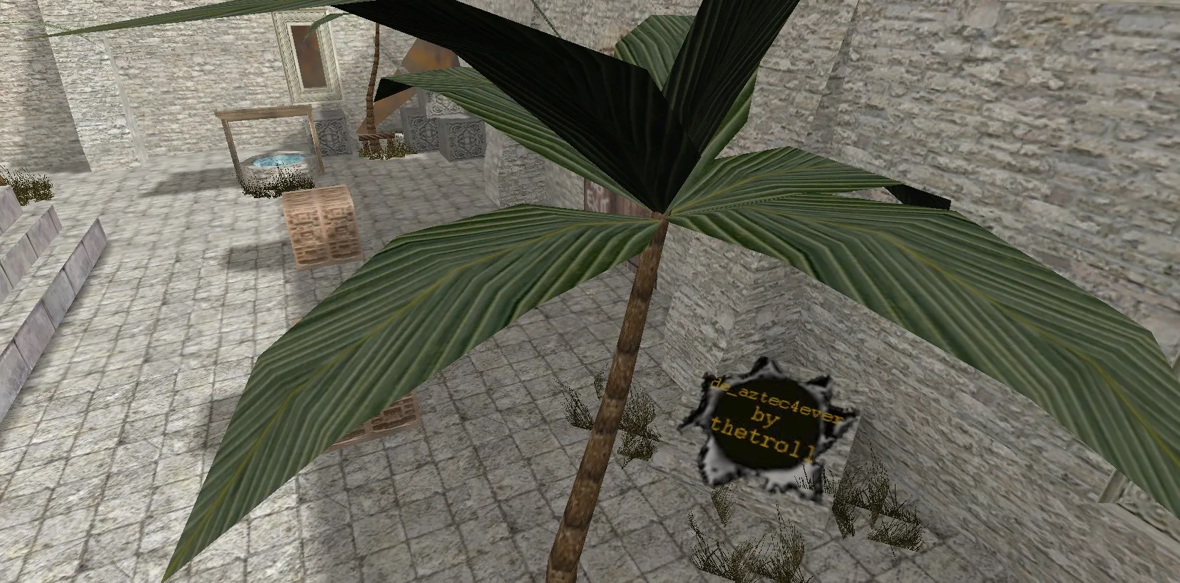 Скриншот  de_aztec4ever_b1 (CS 1.6): детали карты, точки, боты и оптимизация wpoly/epoly