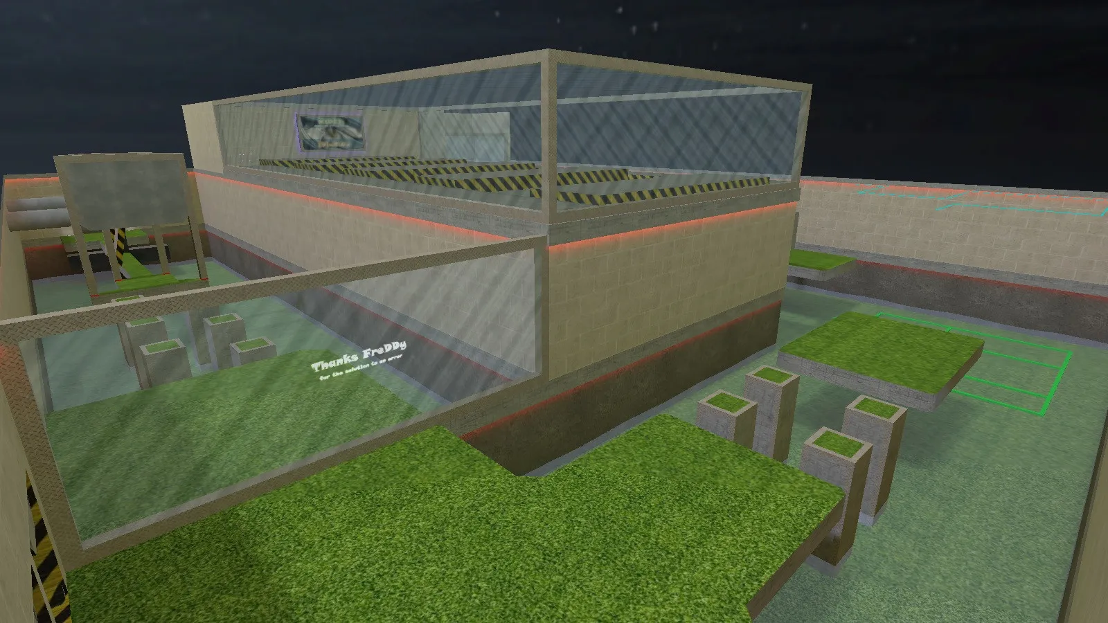 Скриншот  deathrun_friday3_rmk для CS 1.6: карта deathrun, точки, маршруты, .nav и оптимизация wpoly/epoly