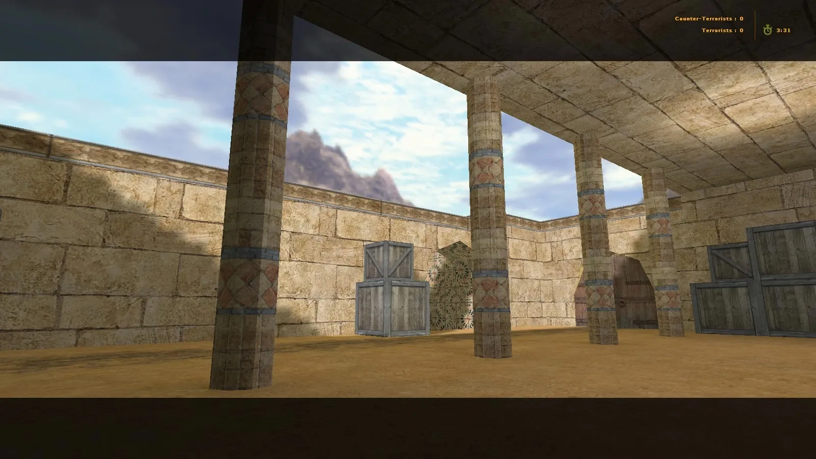 Скриншот  Карта de_heroes для CS 1.6: баланс сторон, точки, .nav для ботов, оптимизация wpoly/epoly